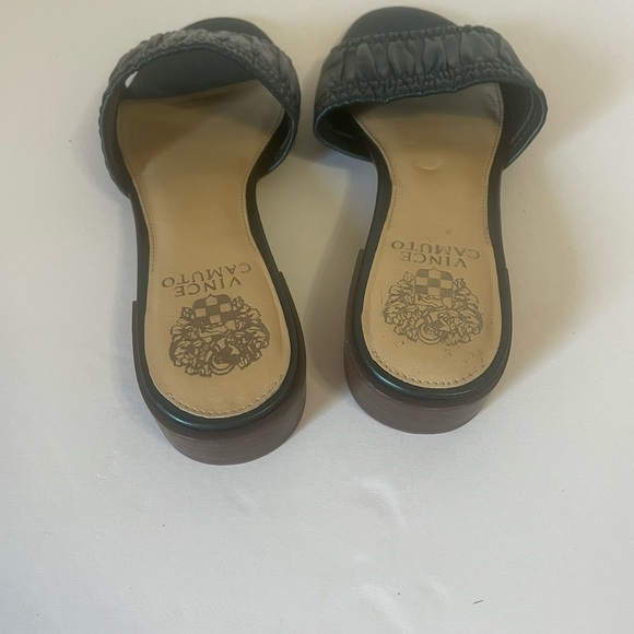 Vince Camuto Women's Dark Green Slide Sandals - Picture 4 of 7